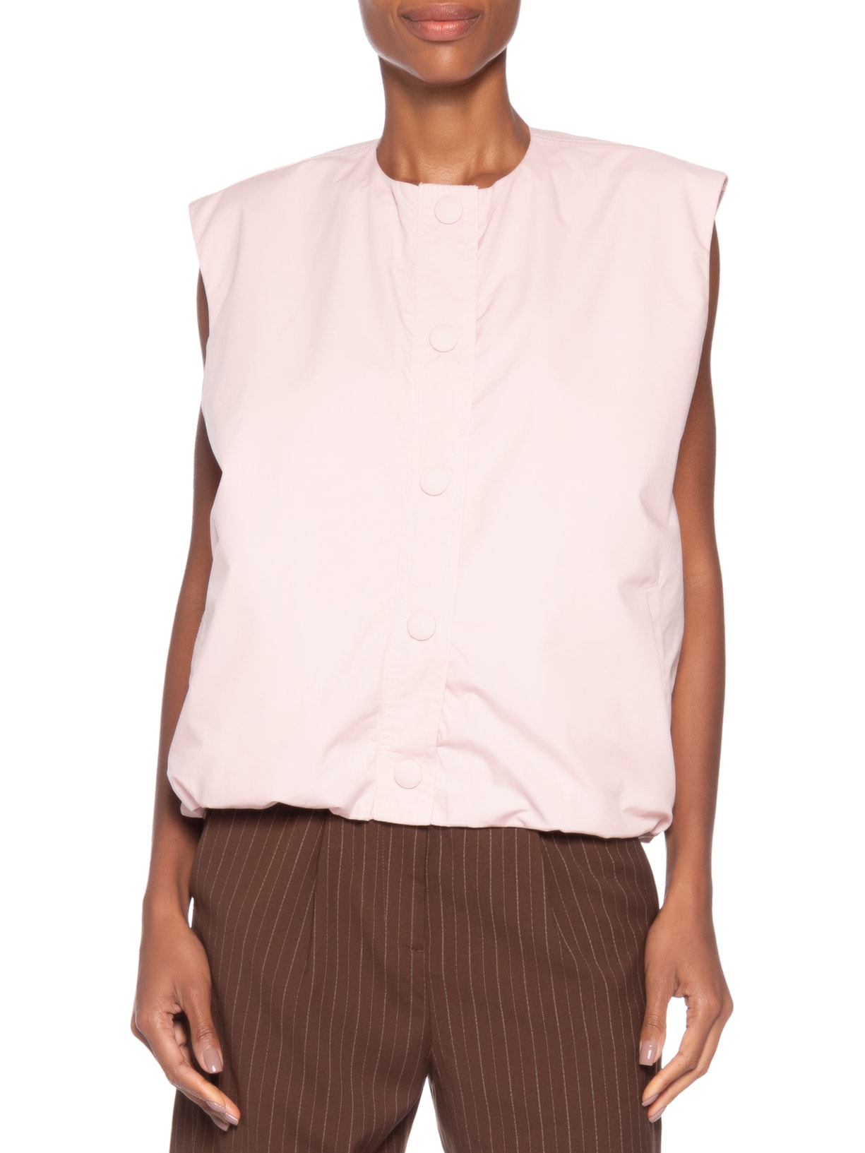 Colete Feminino Tricoline Algodão Rosa Coven