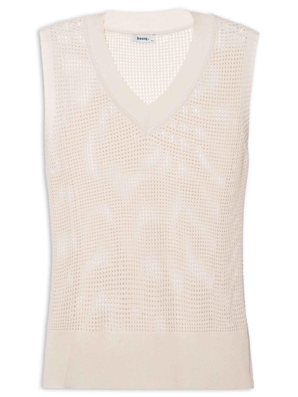 Colete Feminino Tricot - Bege