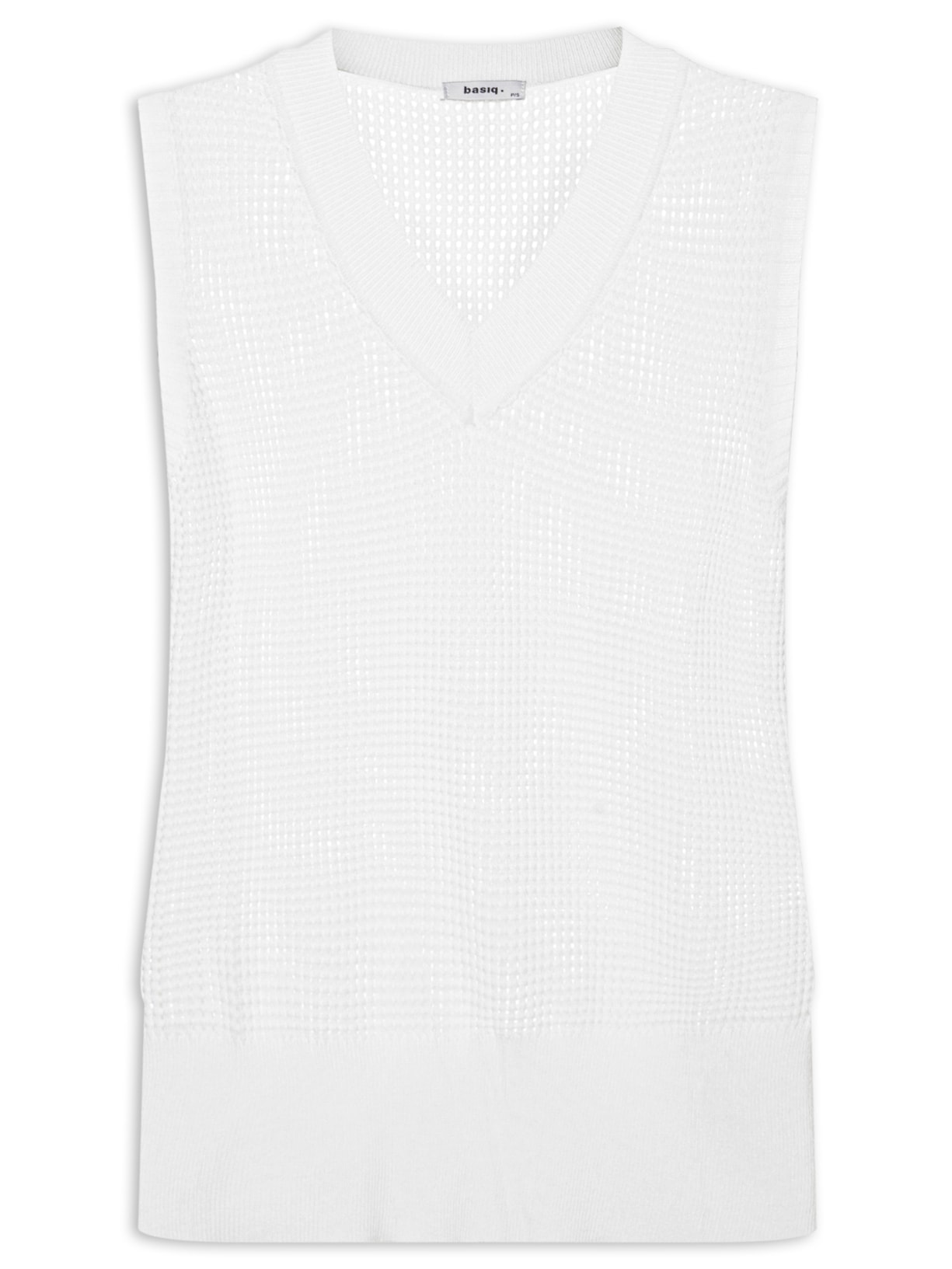 Colete Feminino Tricot - Branco