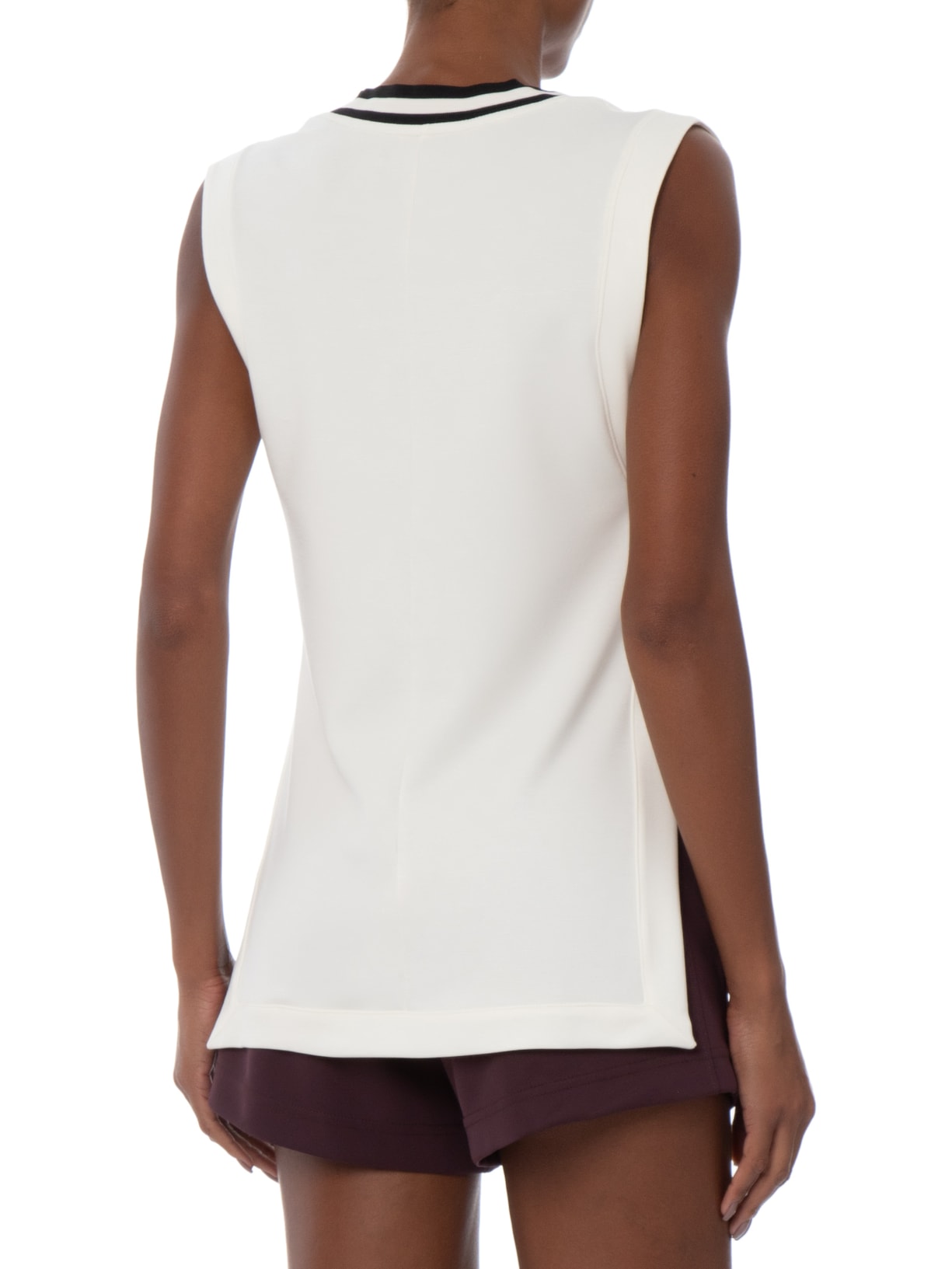 Colete Feminino V-Neck Foamtouch Off White Fila