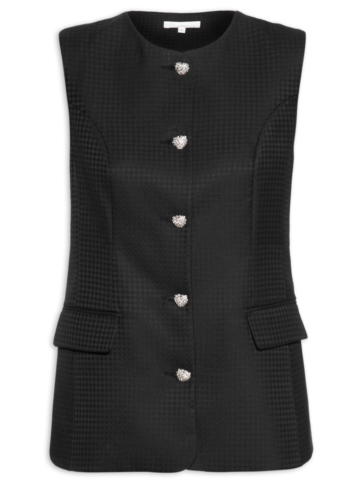 Colete Feminino Vichy Shadow Aila - Preto