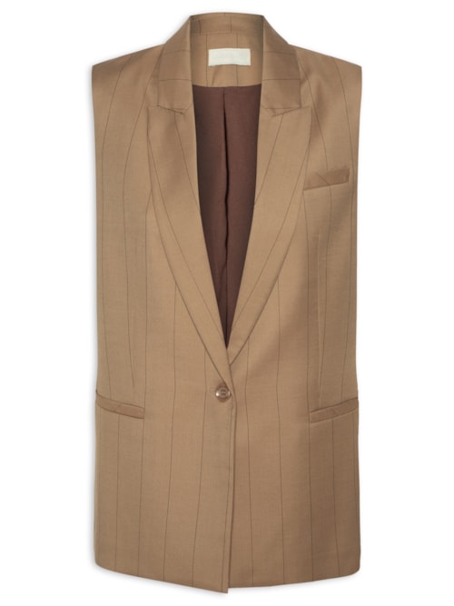 Colete Feminino Virginia - Marrom