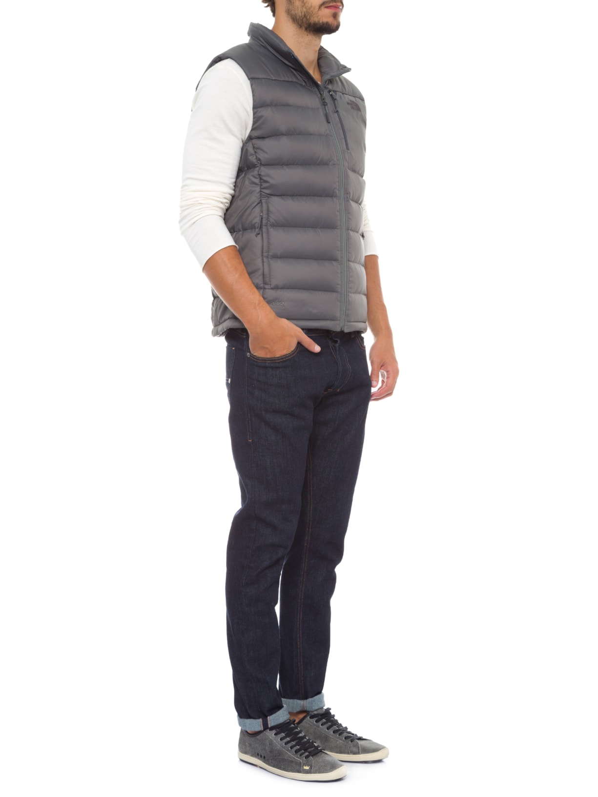 Colete Masculino Aconcagua Vest Cinza The North Face