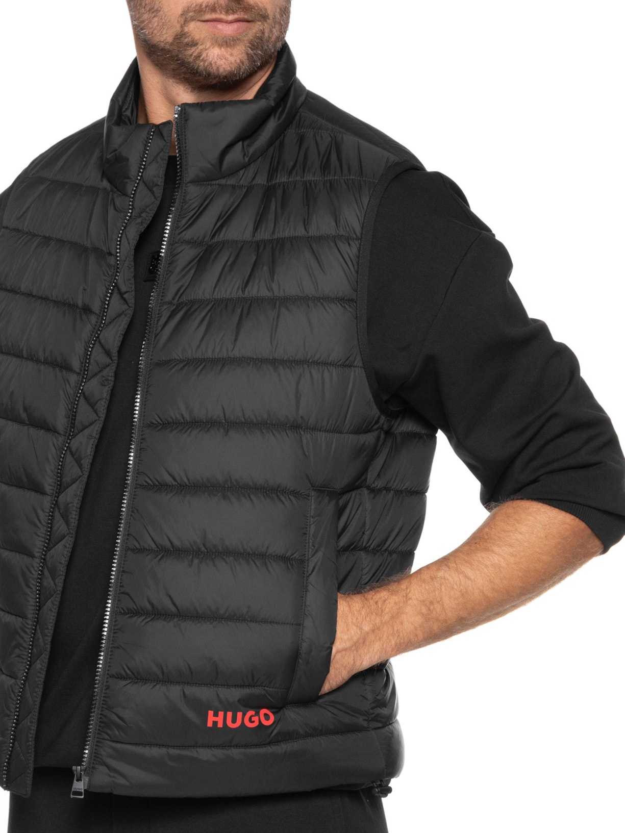 Colete Masculino Brentino Preto Hugo