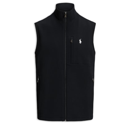Colete Masculino Double Knit Full-Zip Vest - Preto