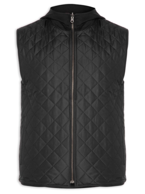 Colete Masculino Dupla Face - Preto
