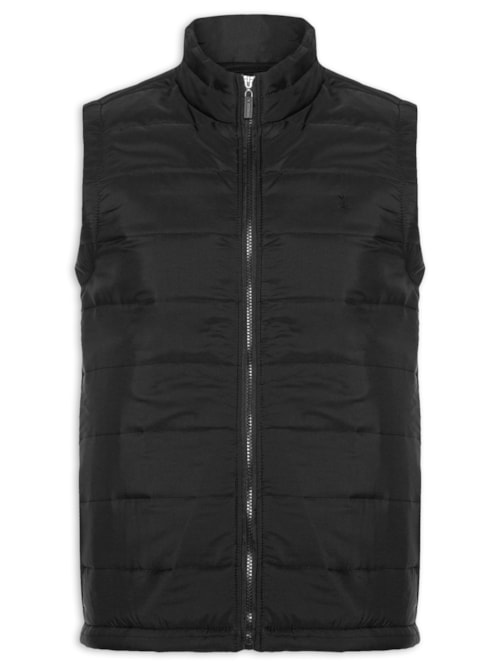Colete Masculino Nylon Gomos - Preto