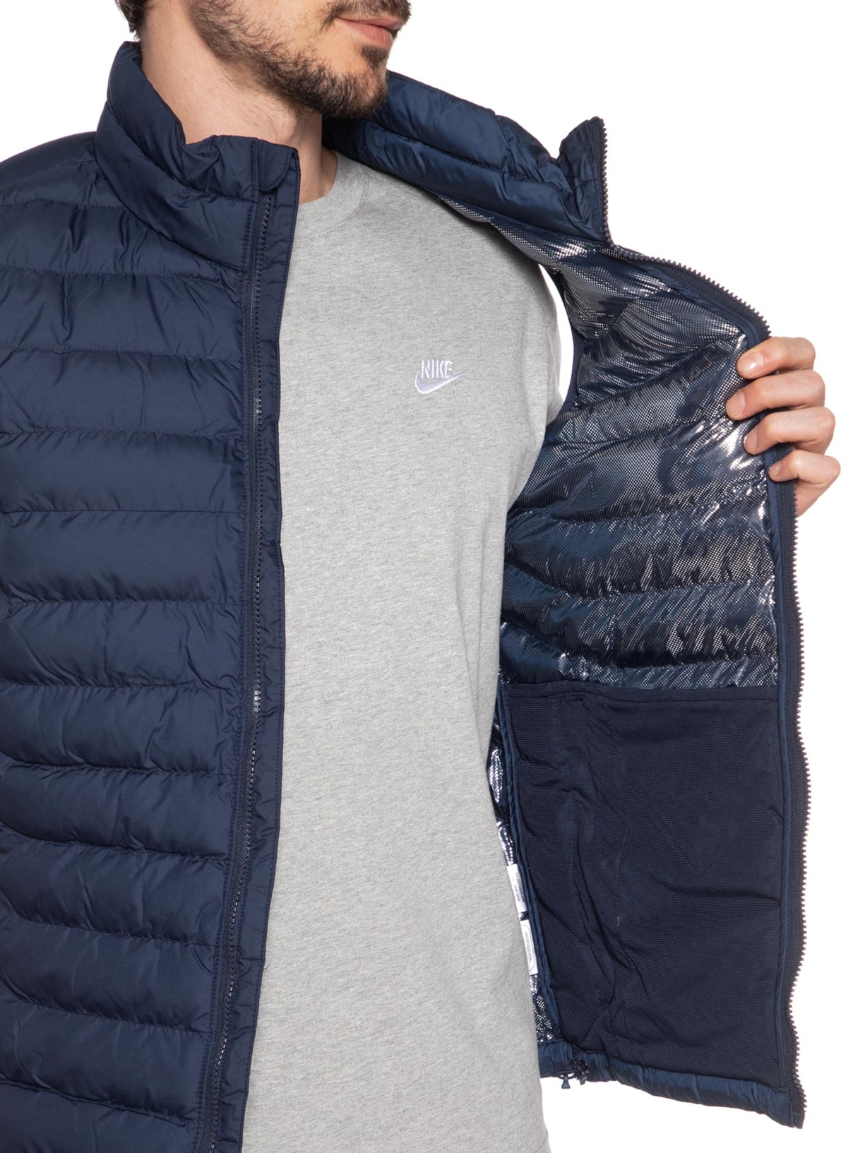 Colete Masculino Powder Lite™ II Omni-heat Reflective Azul Columbia