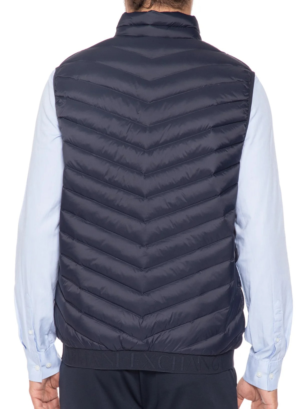Colete Masculino Puffer Azul Armani Exchange