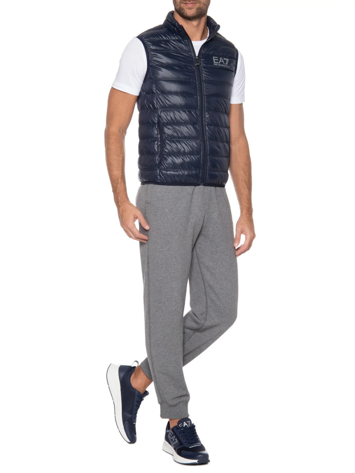 Colete Masculino Puffer Azul Ea7 Emporio Armani