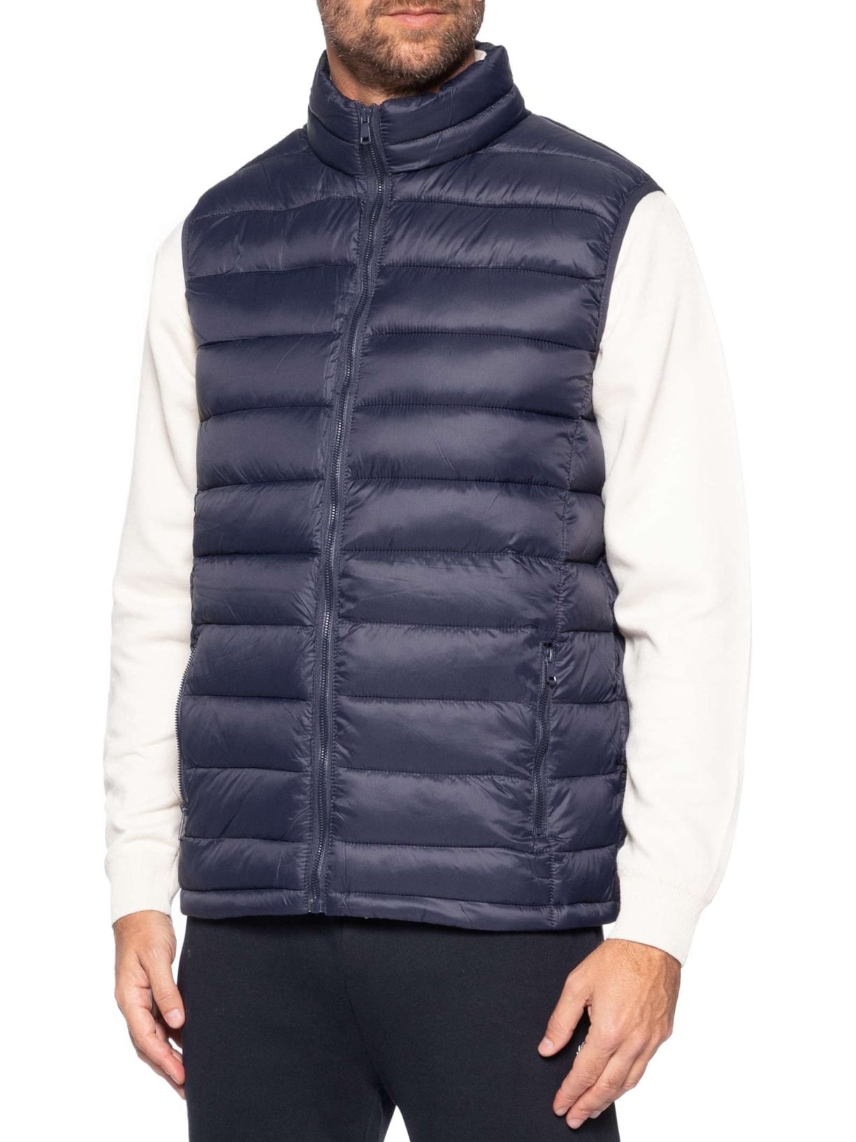 Colete Masculino Puffer Azul Basiq Men