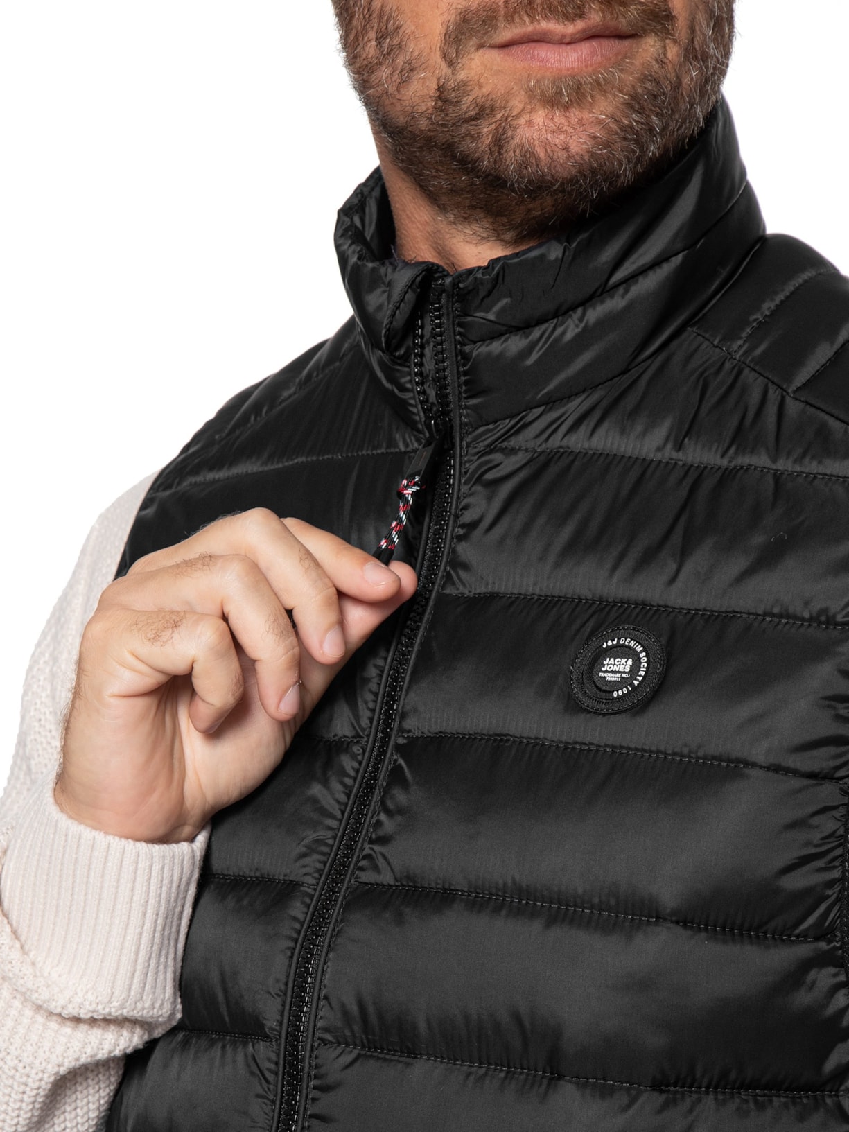 Colete Masculino Puffer Bradley Light Preto Jack & Jones
