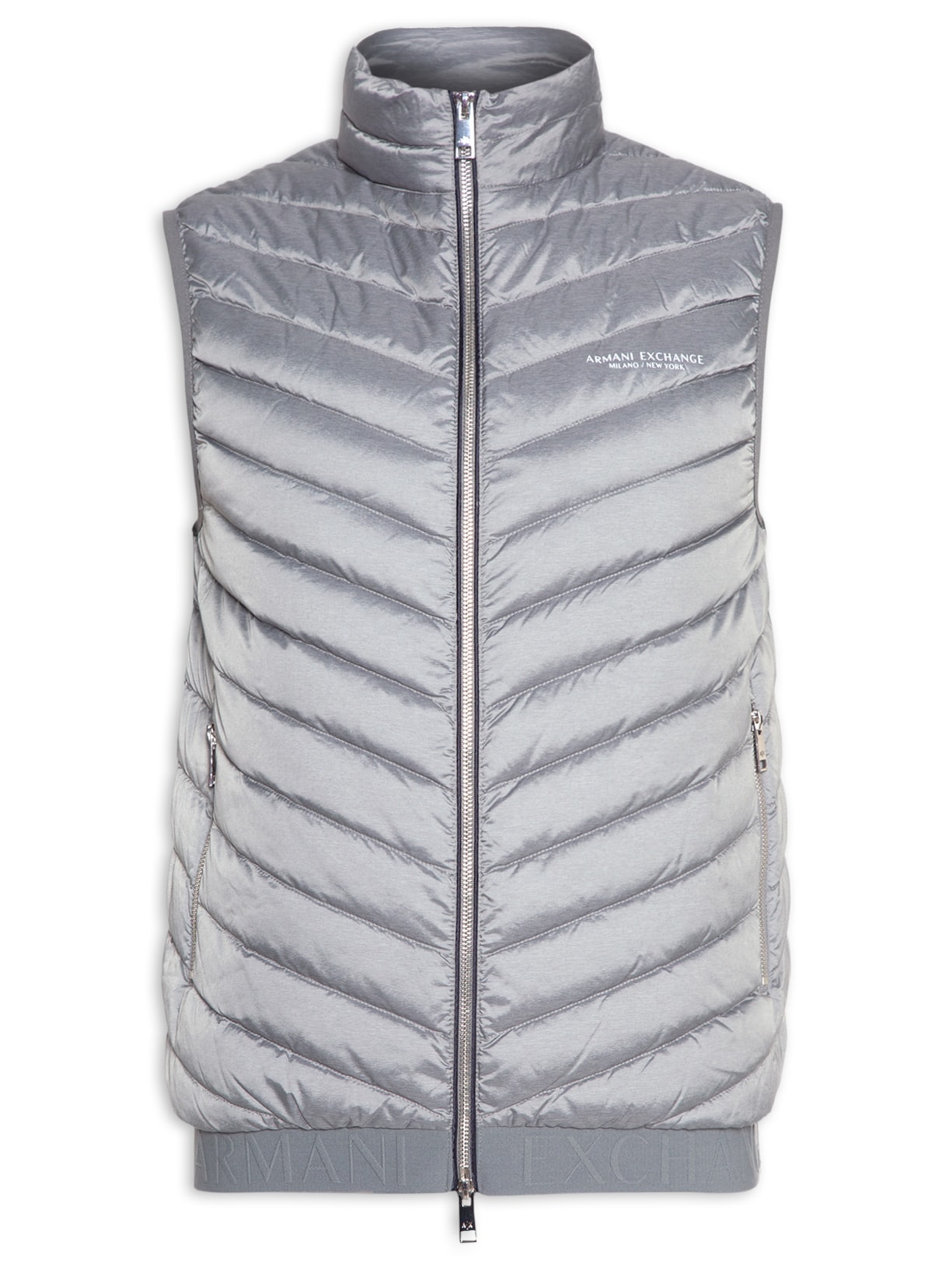 Colete Masculino Puffer - Cinza