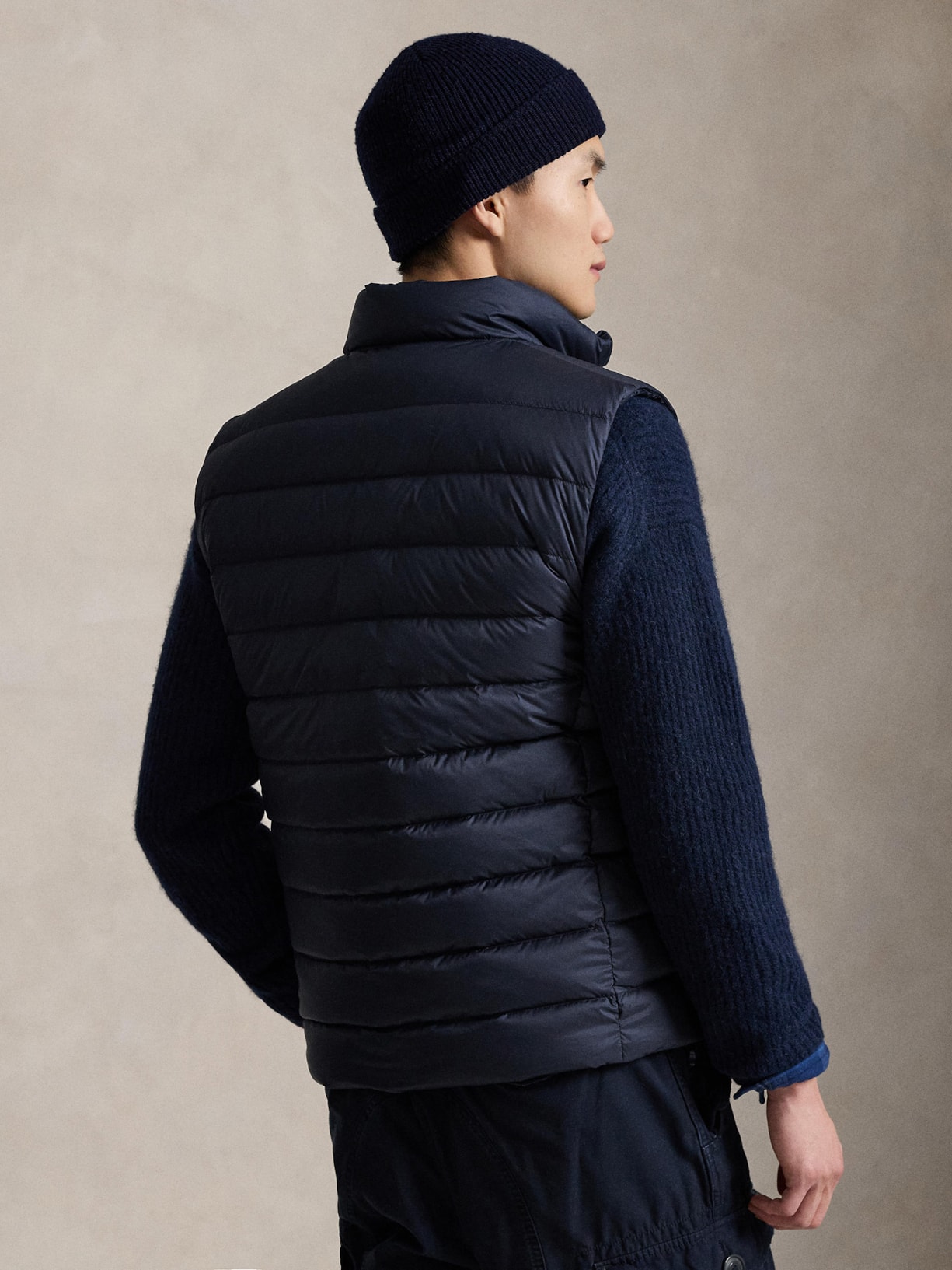 Colete Masculino Puffer Cldn Wld Vest Azul Polo Ralph Lauren