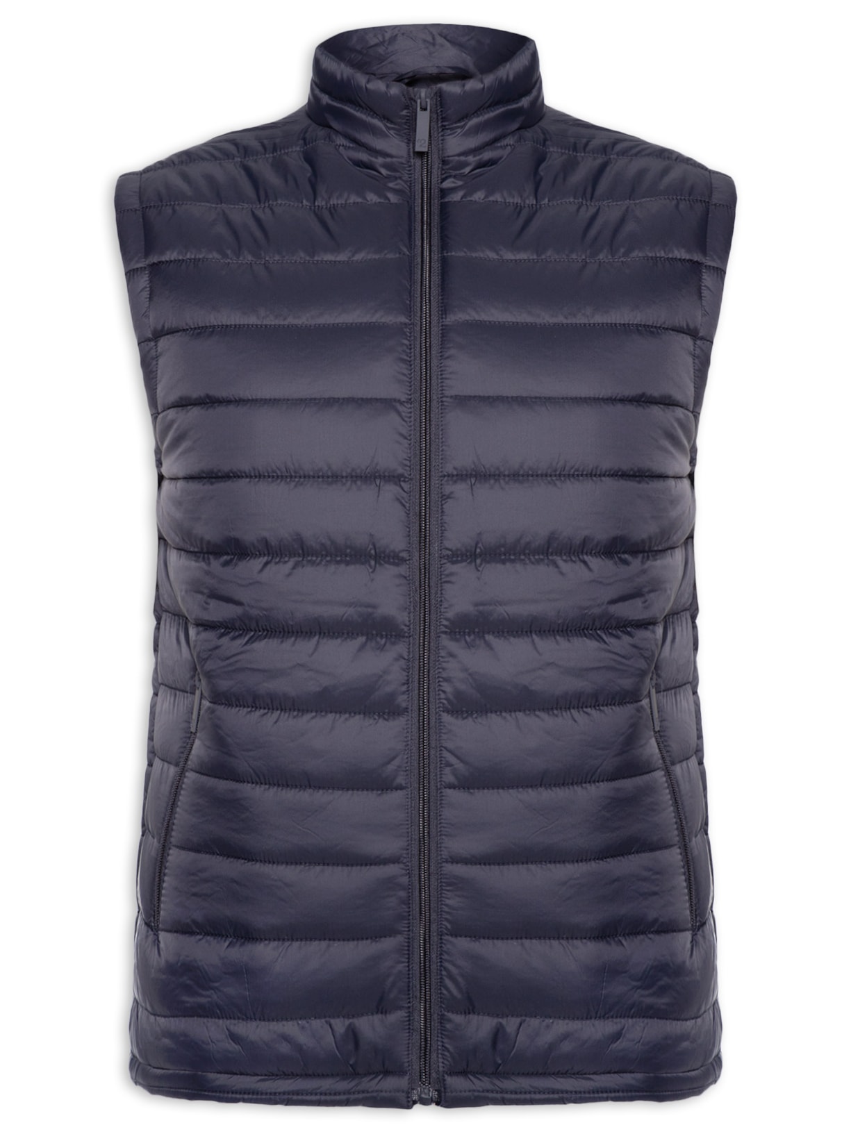Colete Masculino Puffer Com Saquinho - Azul