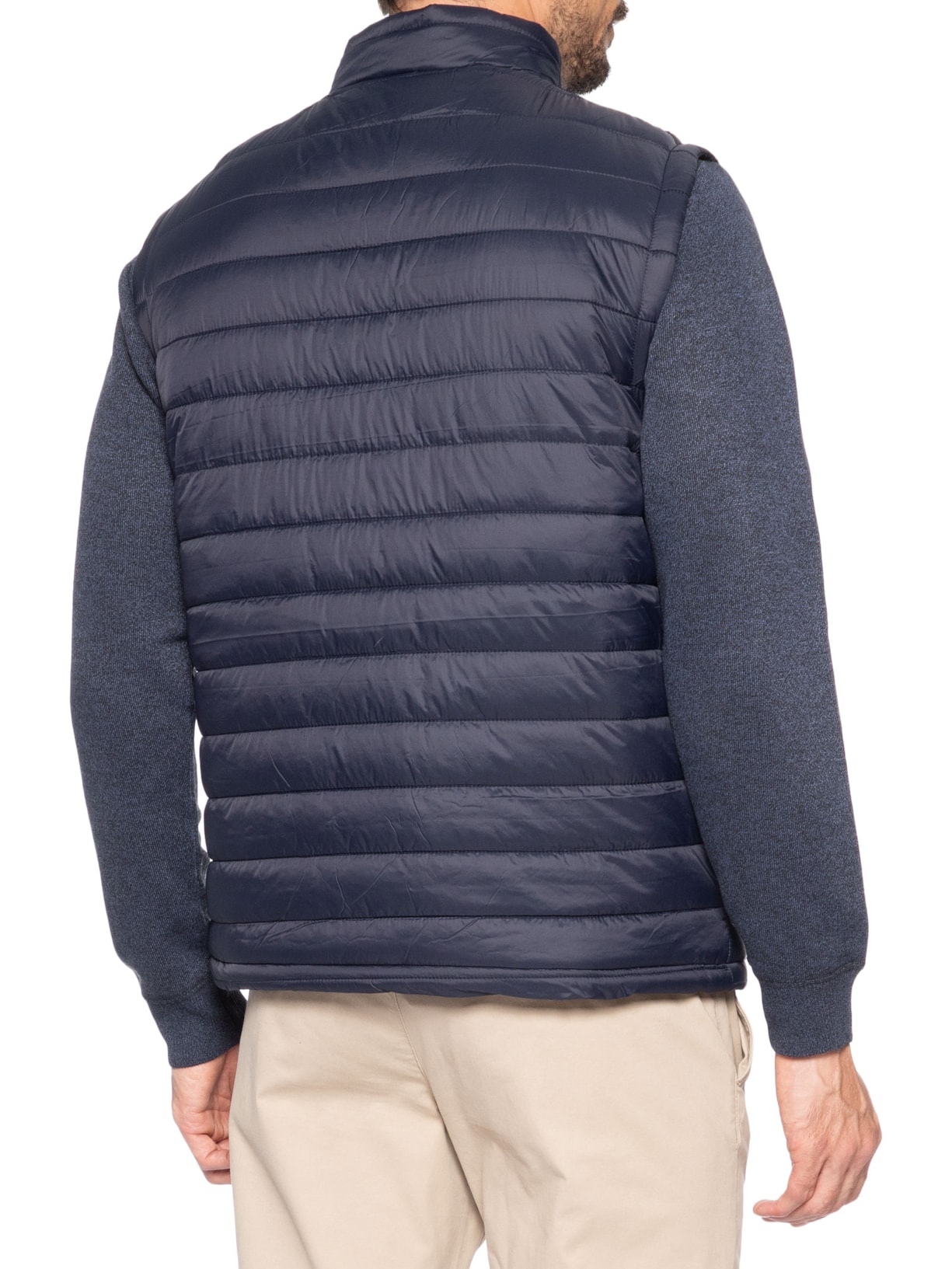 Colete Masculino Puffer Com Saquinho Azul '2 Essential