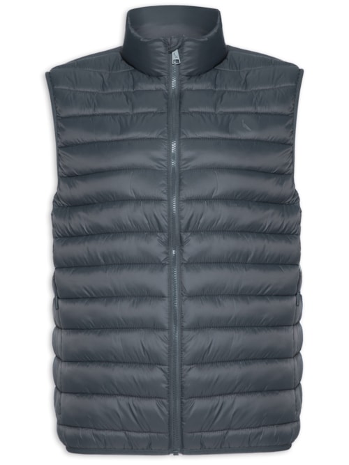 Colete Masculino Puffer Downtown - Cinza