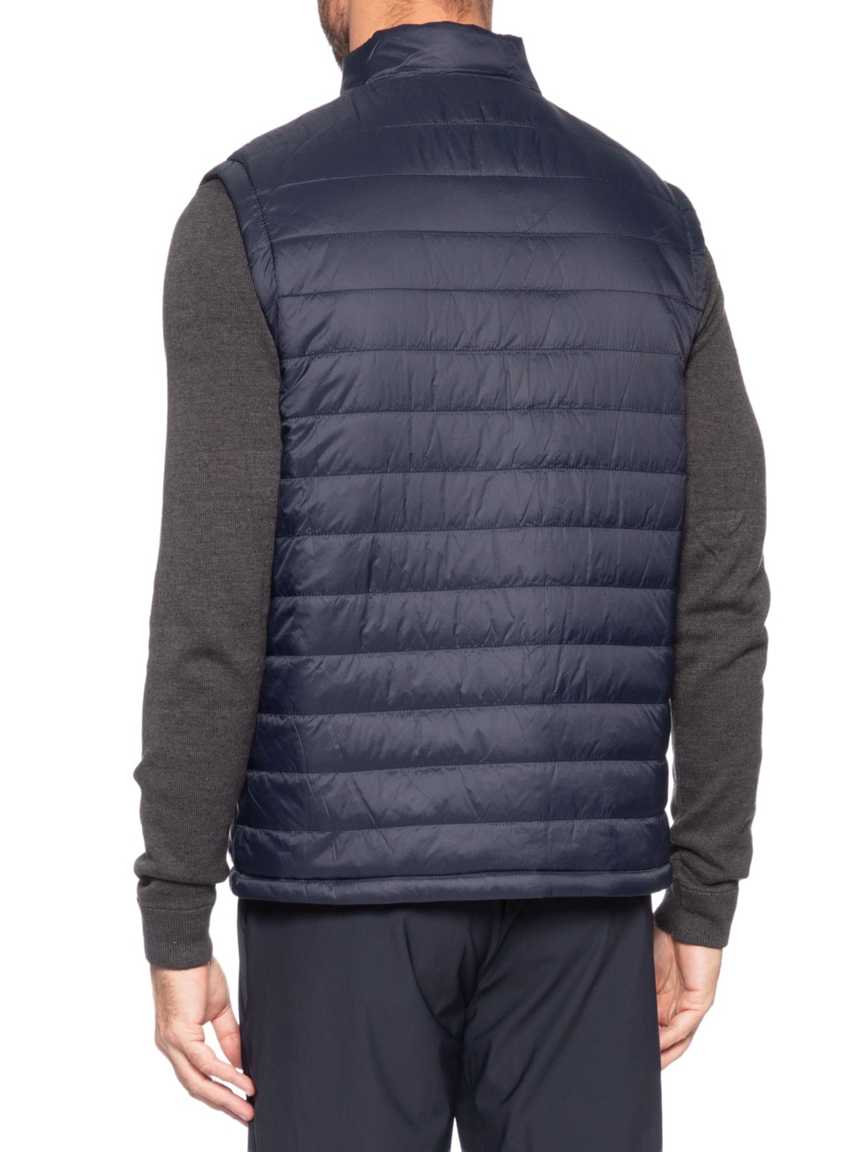 Colete Masculino Puffer Dupla Face Azul '2 Essential