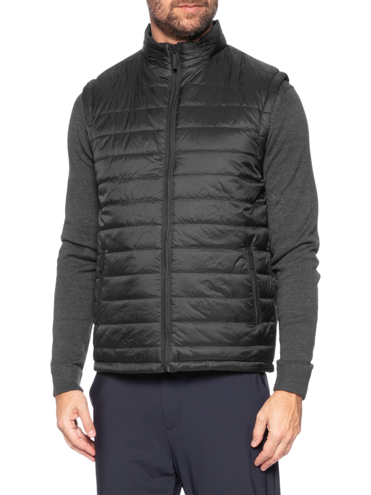 Colete Masculino Puffer Dupla Face Azul '2 Essential