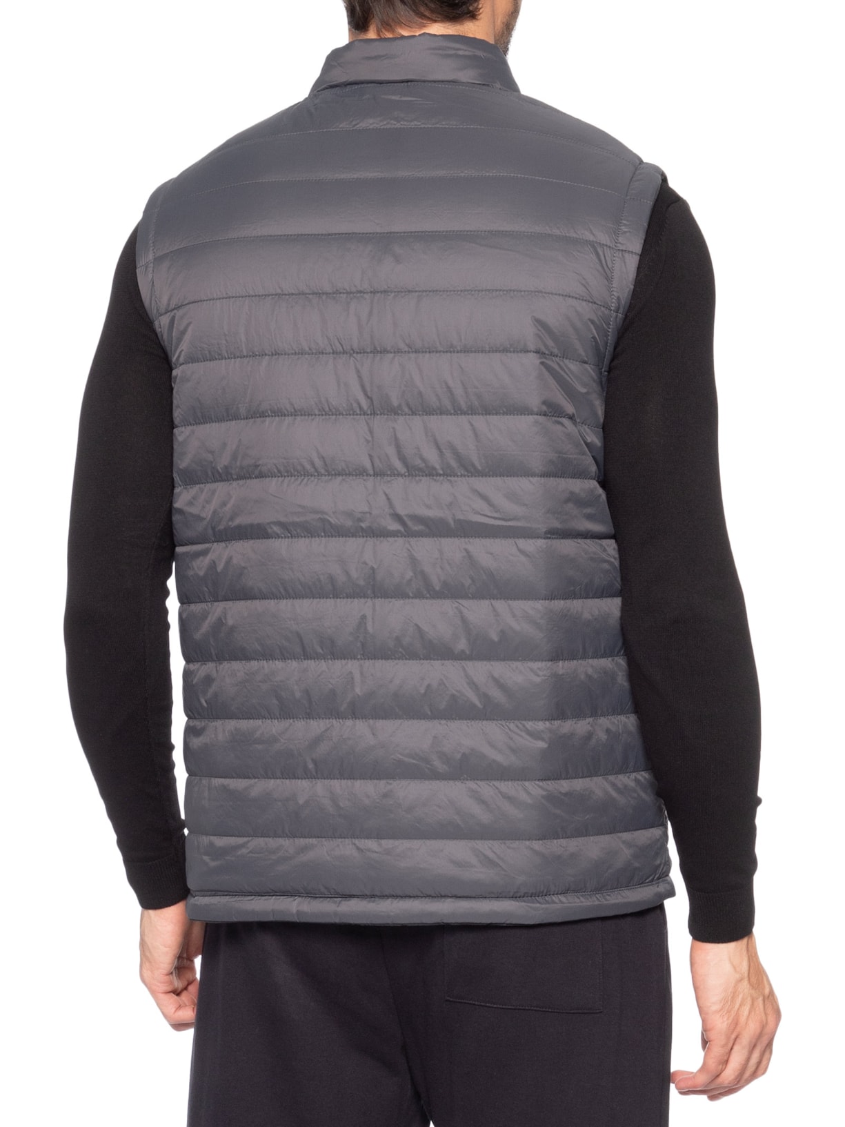 Colete Masculino Puffer Dupla Face Cinza '2 Essential