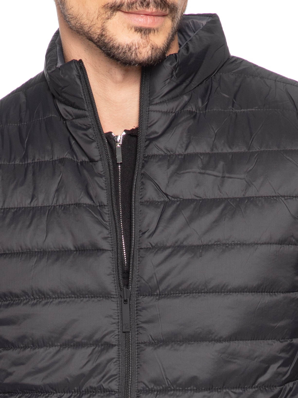 Colete Masculino Puffer Dupla Face Cinza '2 Essential