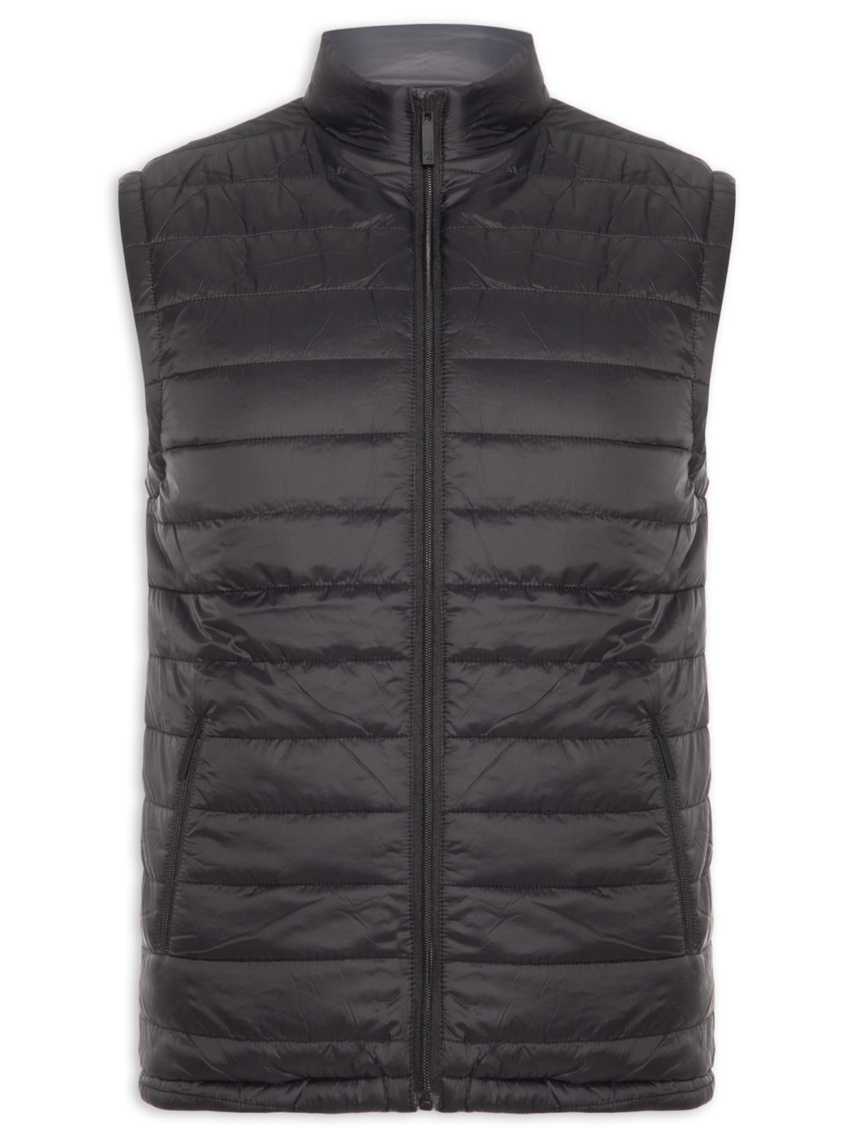 Colete Masculino Puffer Dupla Face Cinza '2 Essential