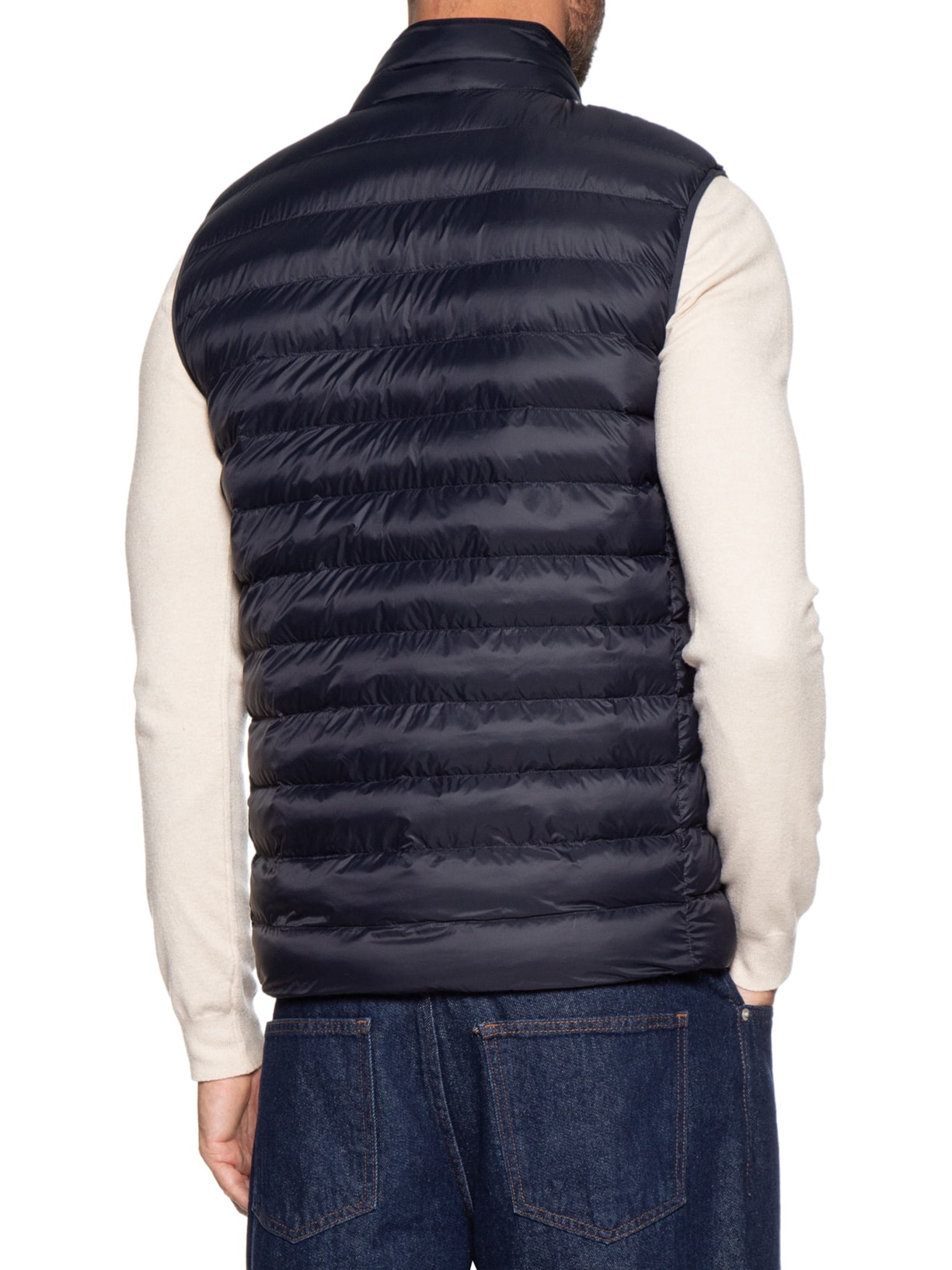 Colete Masculino Puffer Essential Logo No Peito Azul Tommy Hilfiger