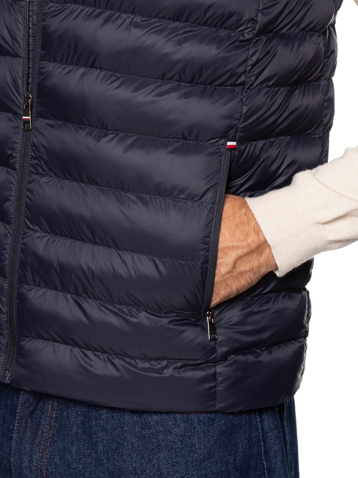 Colete Masculino Puffer Essential Logo No Peito Azul Tommy Hilfiger