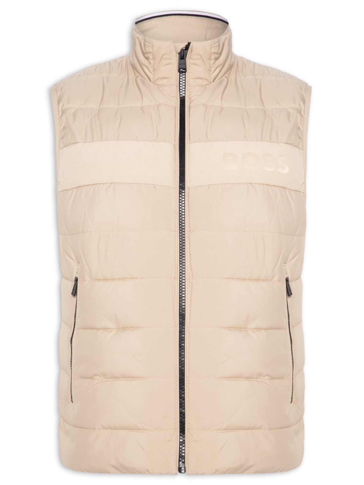 Colete Masculino Puffer H Cenito Bege Boss