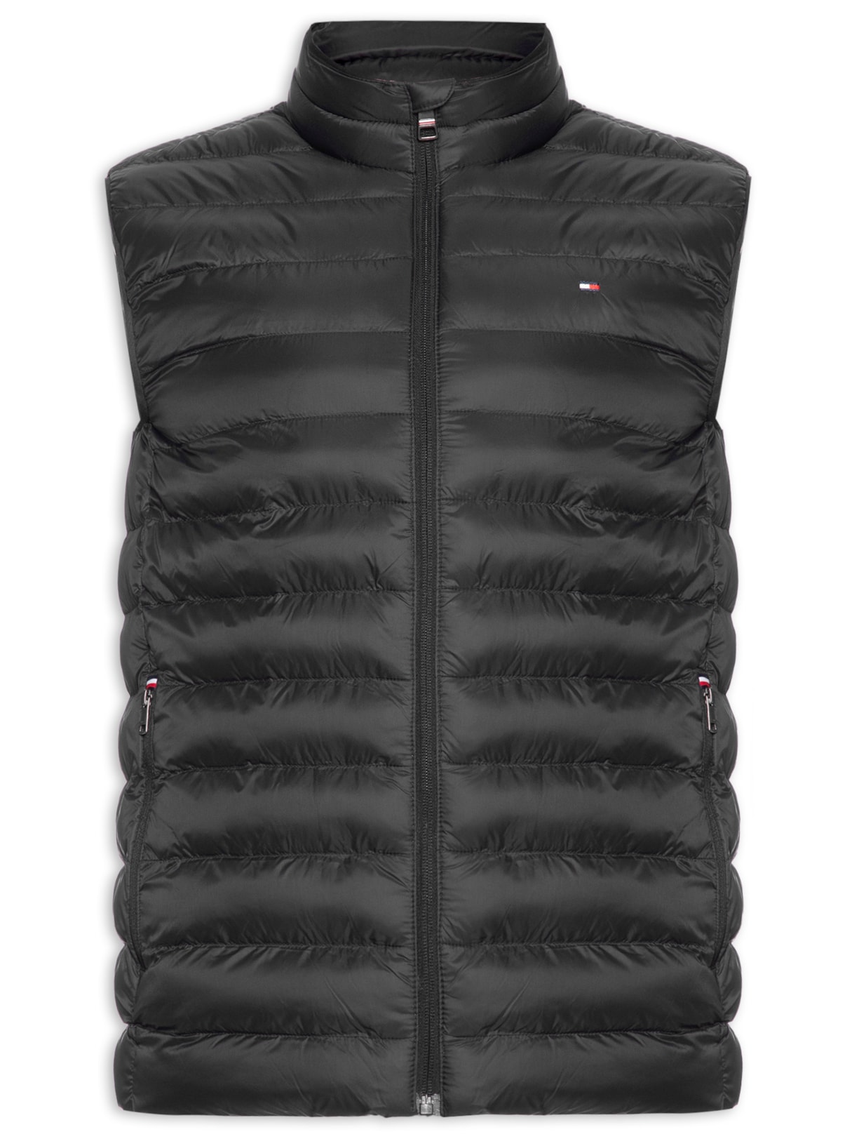 Colete Masculino Puffer Packable Recycle - Preto