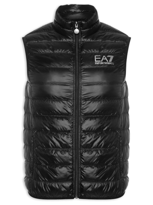 Colete Masculino Puffer - Preto