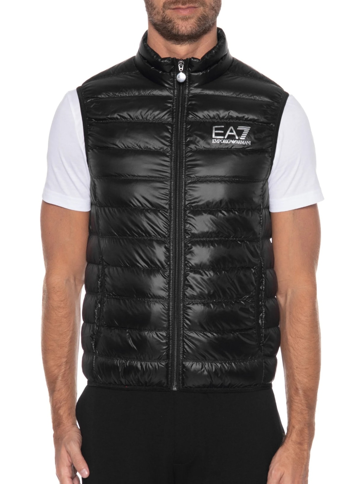 Colete Masculino Puffer Preto Ea7 Emporio Armani