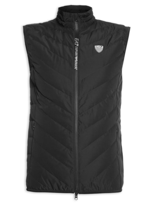 Colete Masculino Puffer - Preto