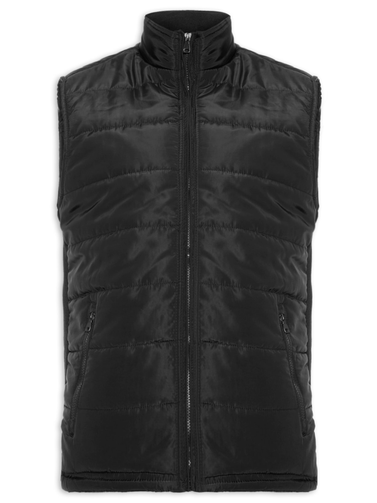 Colete Masculino Puffer - Preto