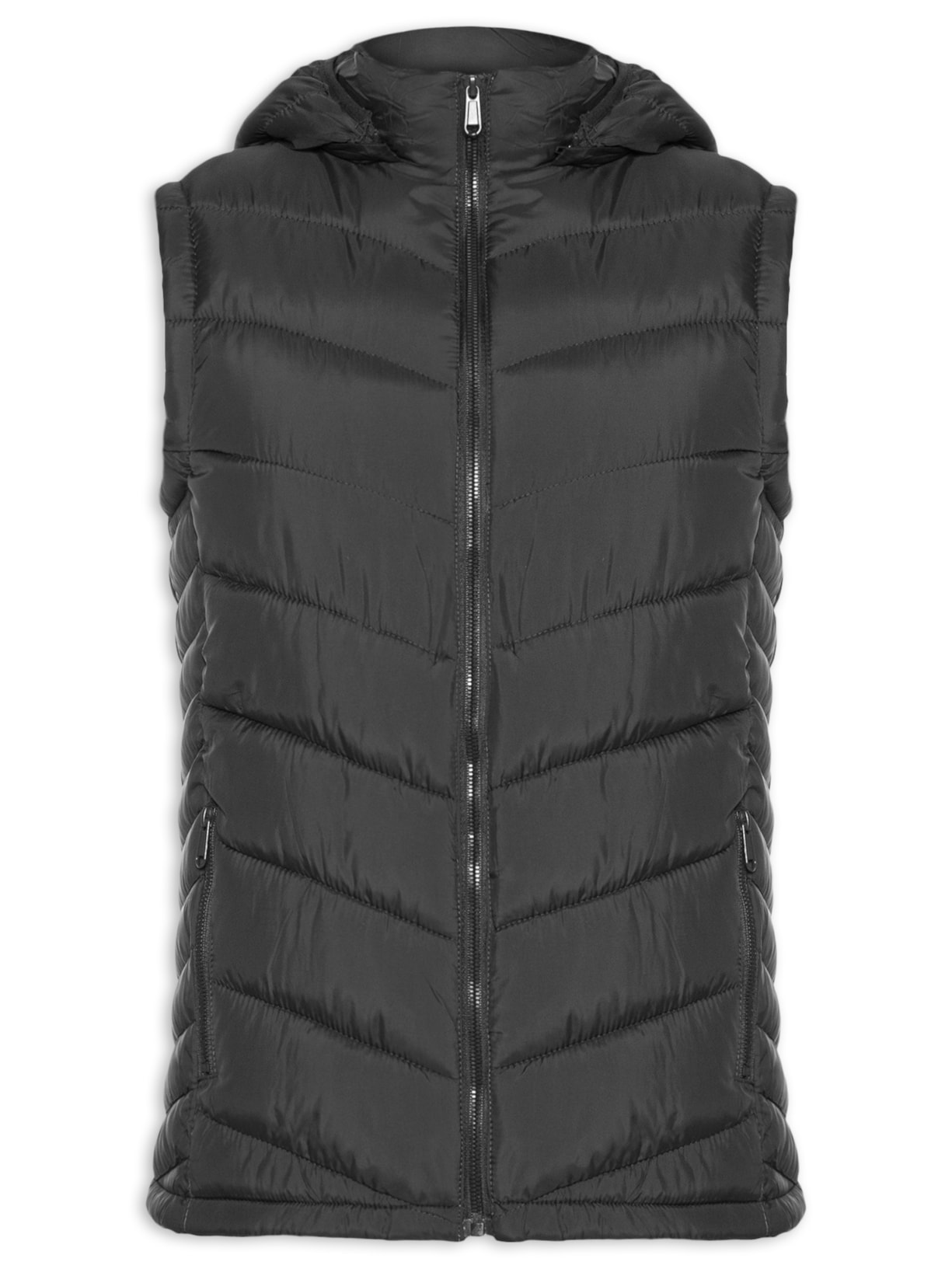 Colete Masculino Puffer - Preto