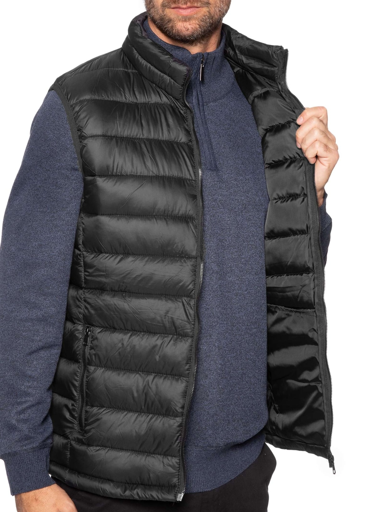 Colete Masculino Puffer Preto Basiq Men
