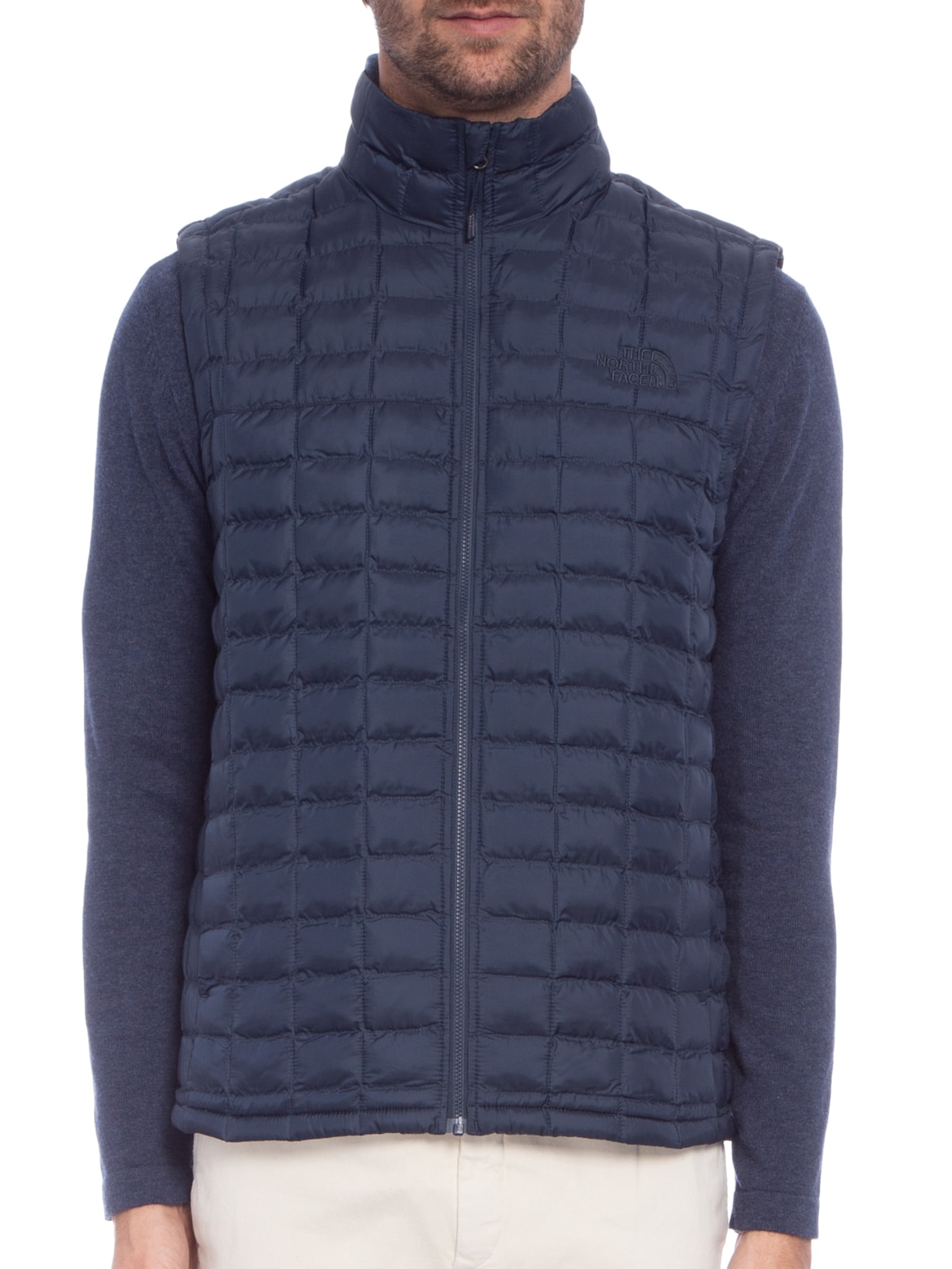 Colete Masculino Trermoball Eco Vest Azul The North Face