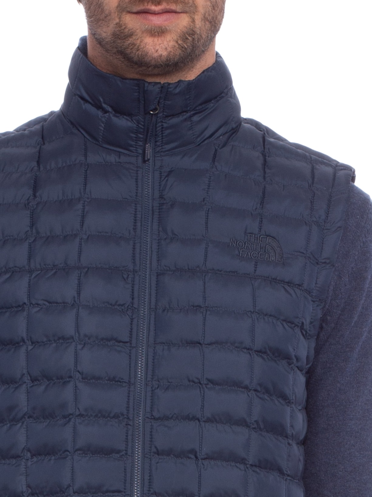 Colete Masculino Trermoball Eco Vest Azul The North Face