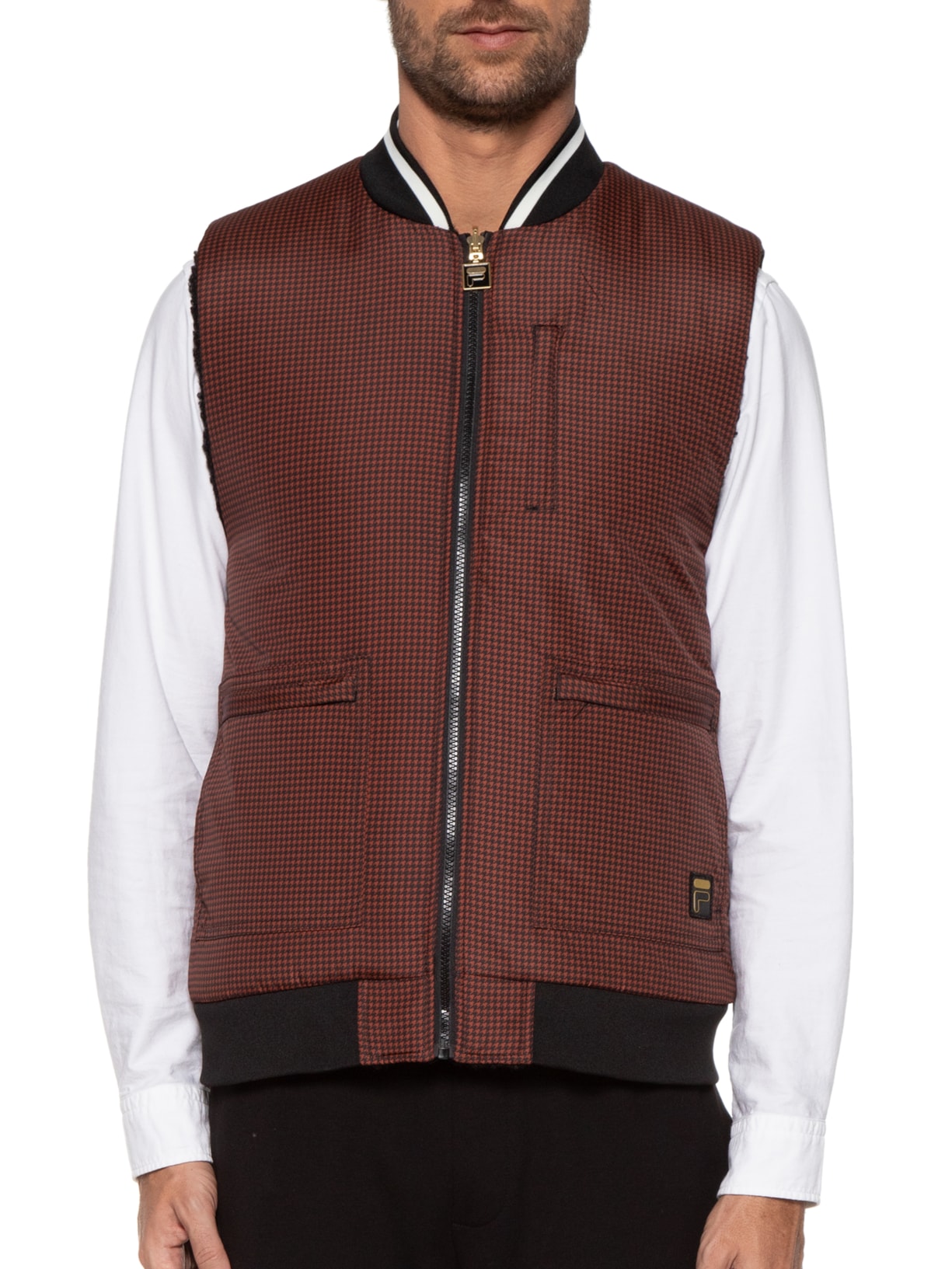 Colete Masculino Zenga Marrom Fila