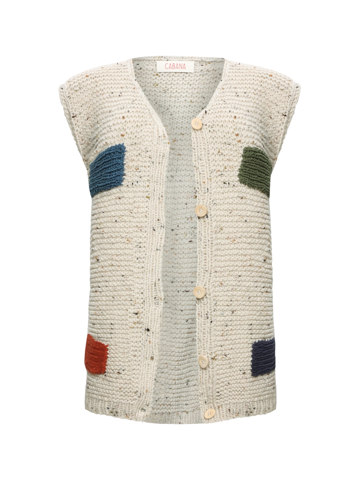 Colete Tricô Manual Dinamarca