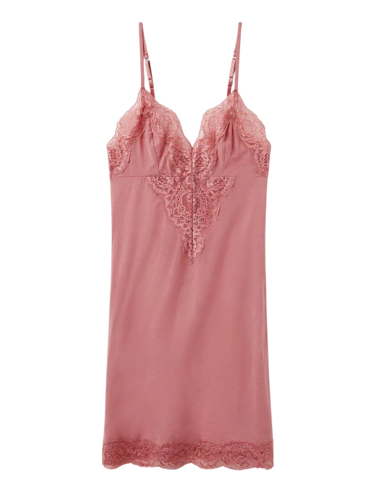 Comisola Em Algodão e Renda Embrace Simplicity - Rosa