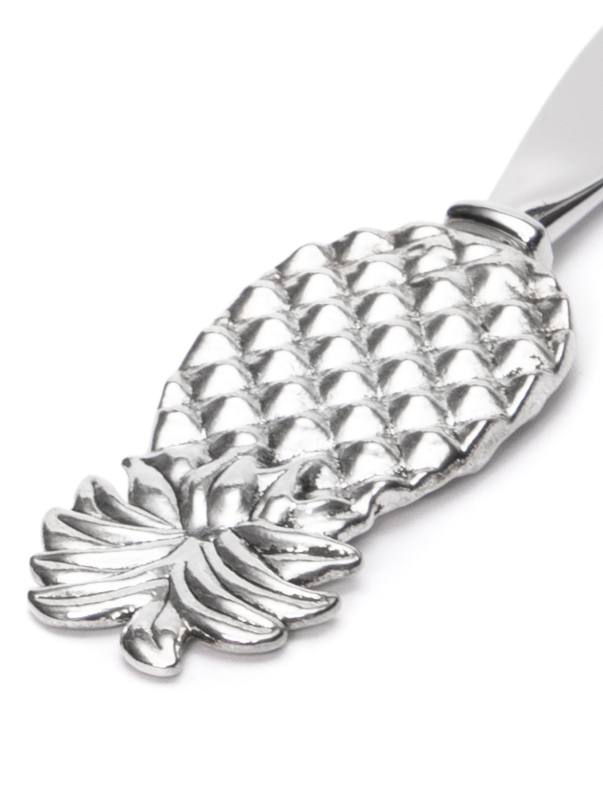 Conjunto 2 Espátulas Zamac Abacaxi Prata  '2Home