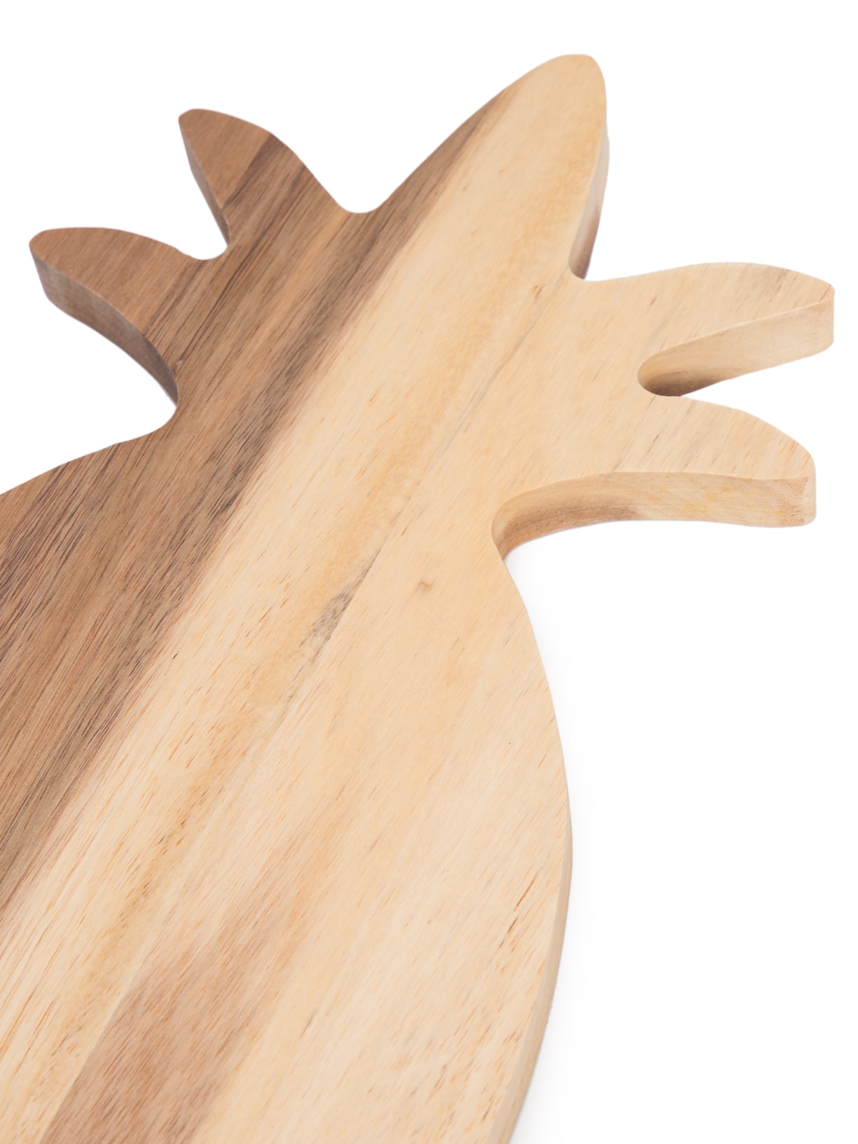 Conjunto 2 Peças De Tabuas De Abacaxi Em Madeira Marrom '2Home