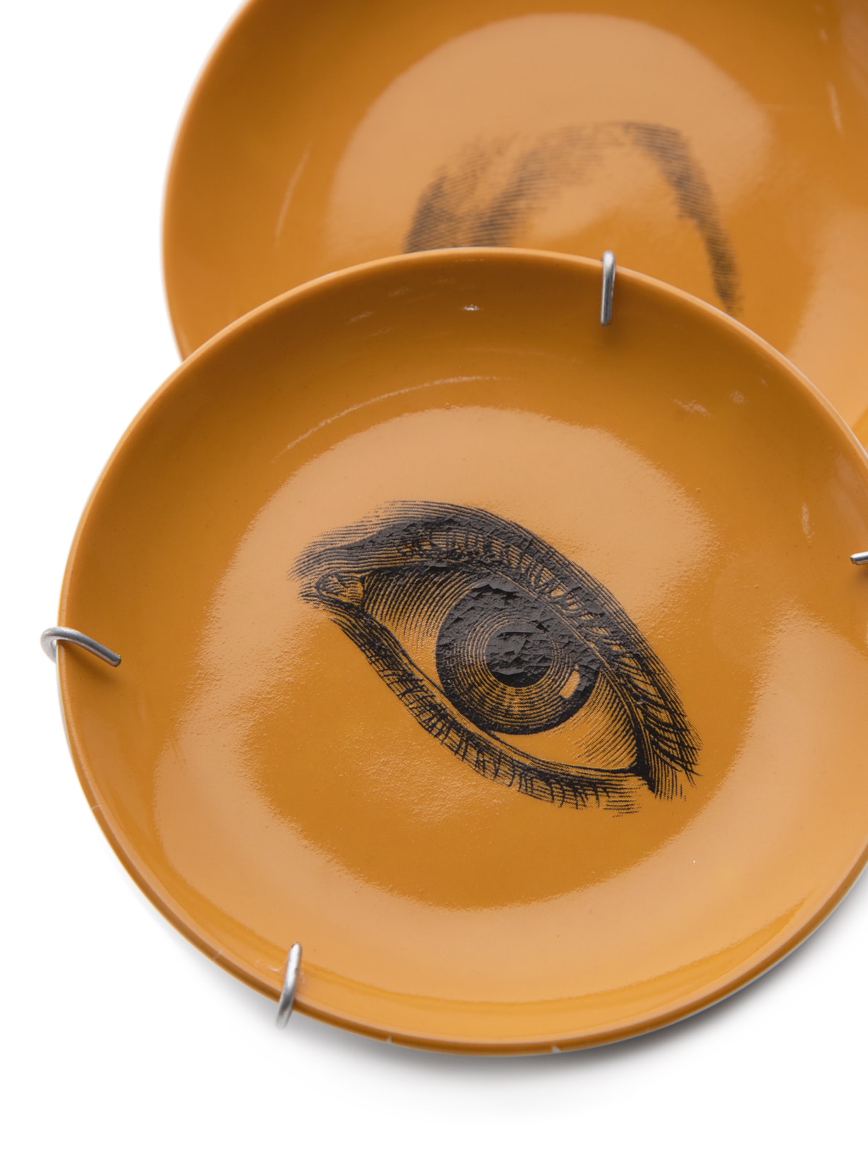 Conjunto 2 Pratos Ocre Olhos Bege Greghi Design