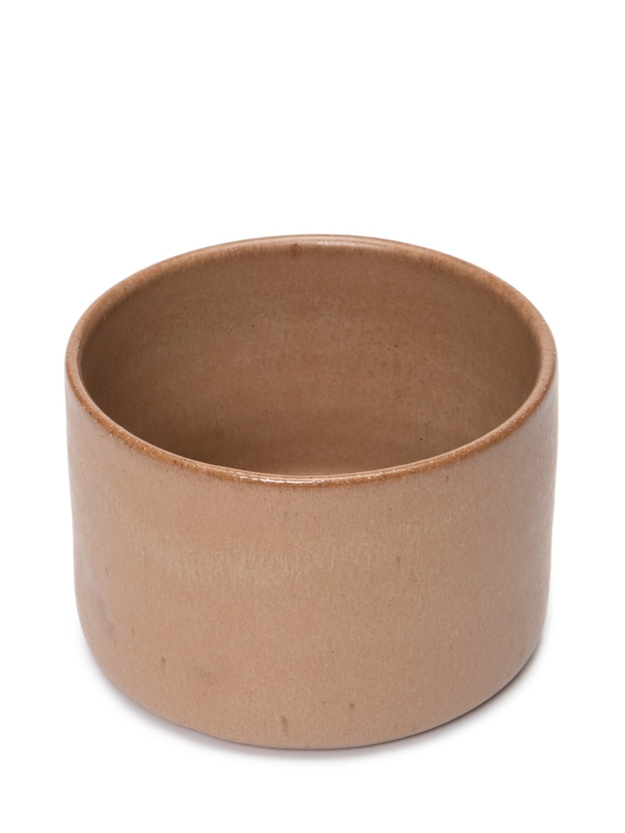 Conjunto Bowl Tubo + Travessa Biscoito M Marrom Luli Ateliê