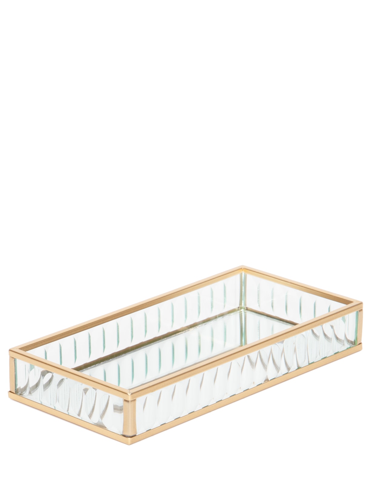 Conjunto de 2 Peças De Bandejas Dourado '2Home