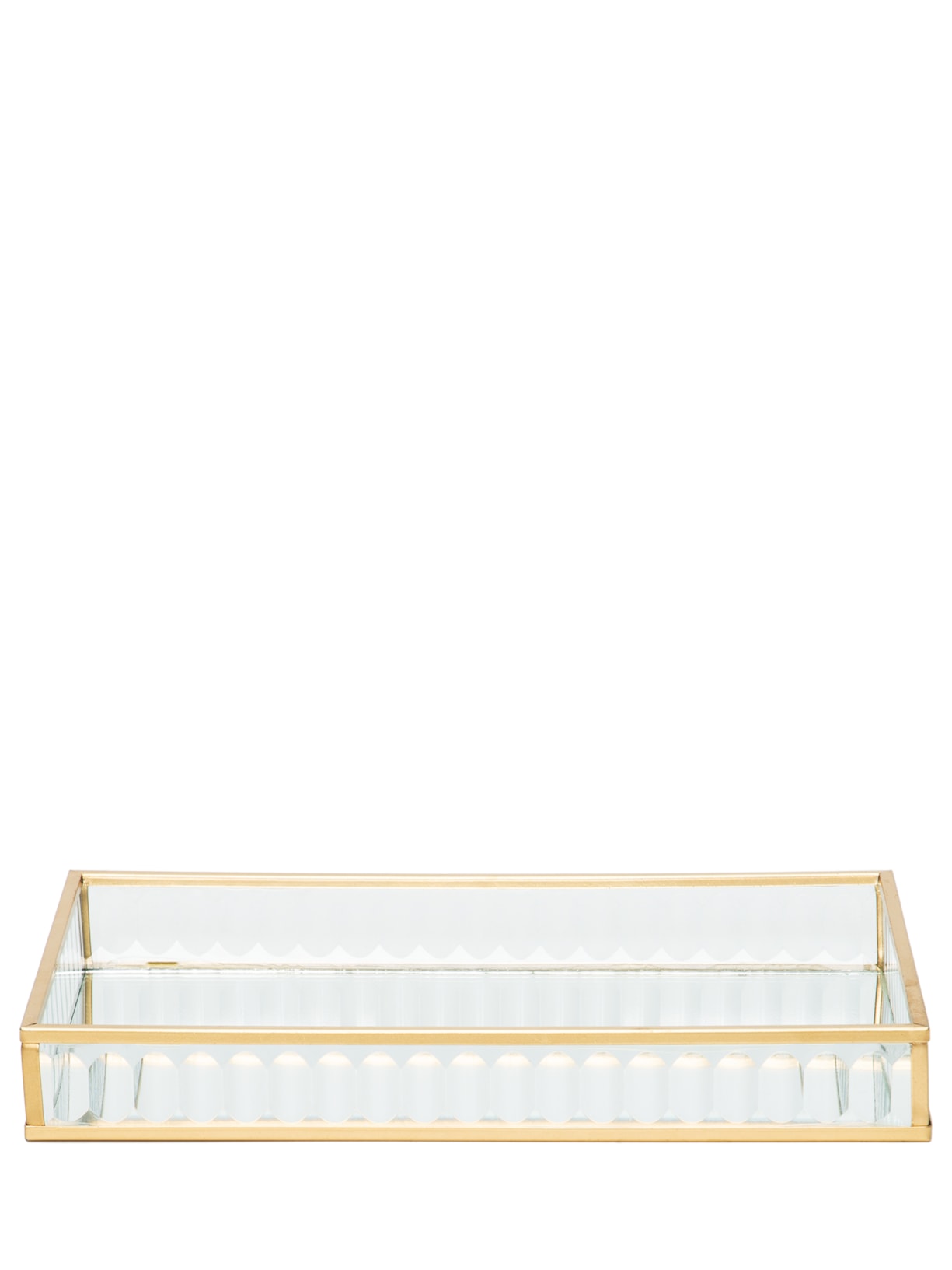 Conjunto de 2 Peças De Bandejas Dourado '2Home