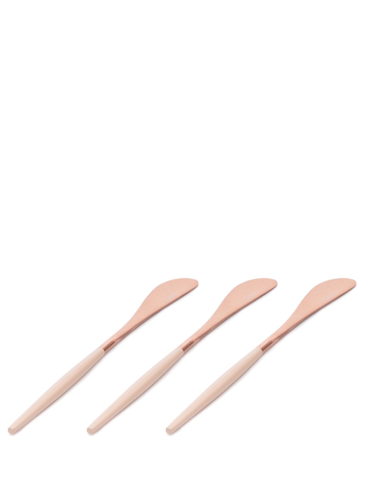 Conjunto de 3 Espátulas Aço Inox Kyoto Rose Wolff