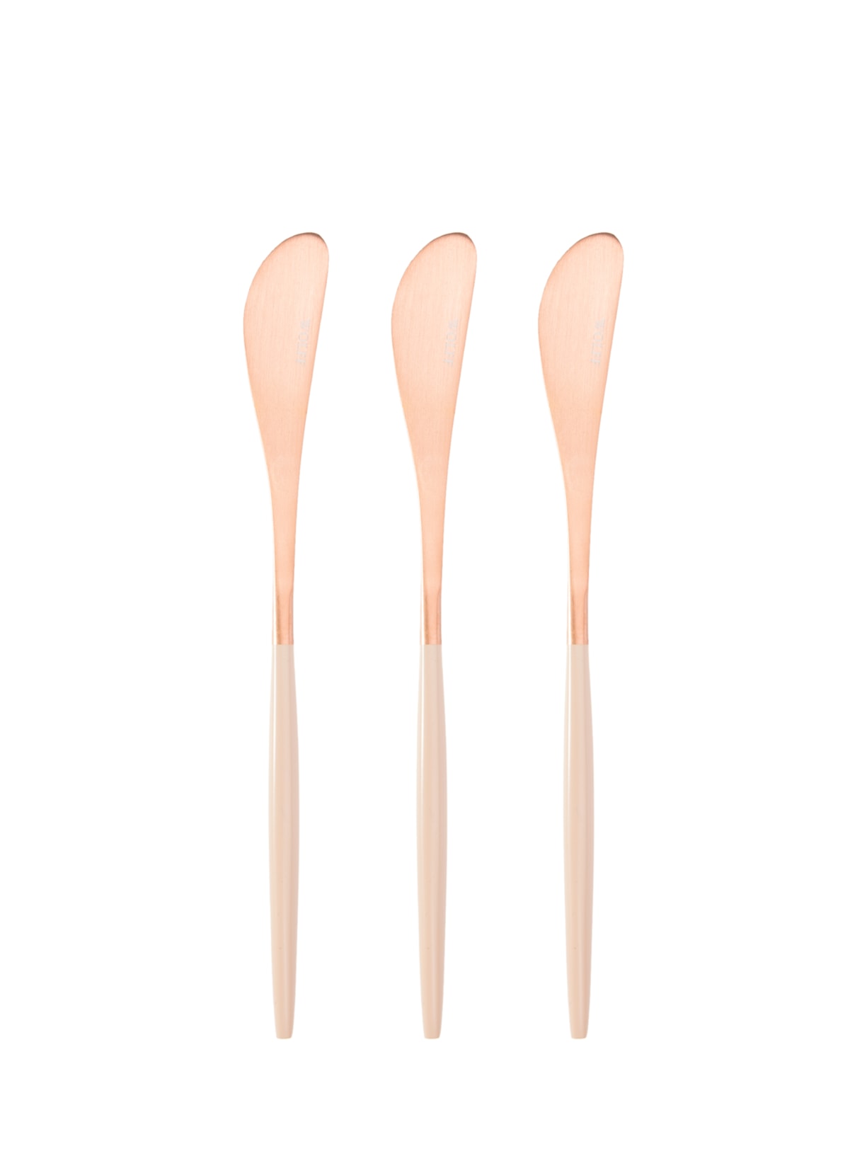 Conjunto de 3 Espátulas Aço Inox Kyoto Rose Wolff