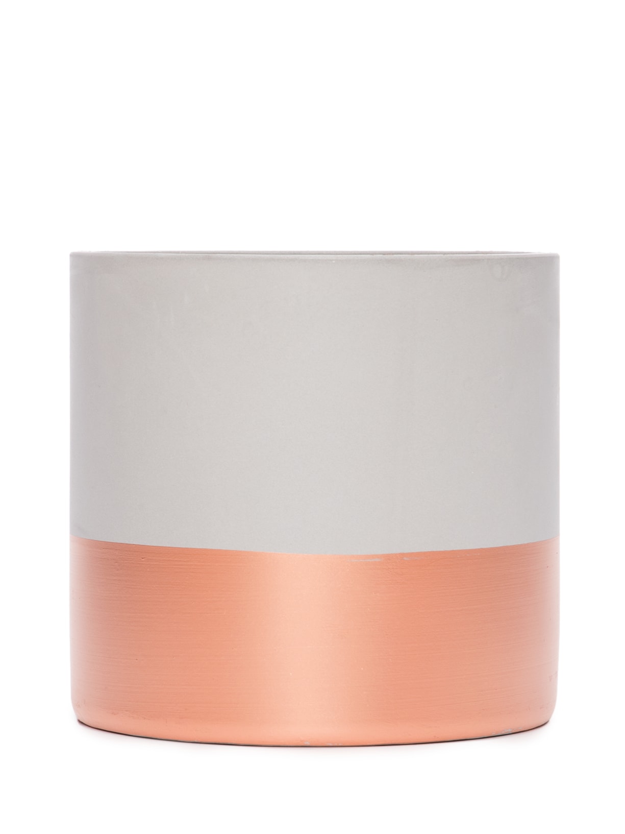 Conjunto De Cachepots Em Cimento 2 Peças Cinza '2Home